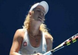 Wozniacki tutunamadı