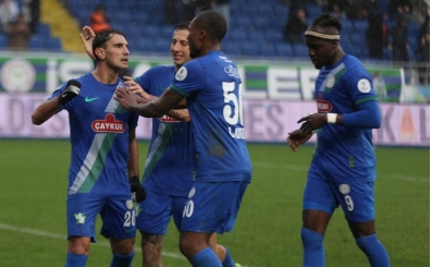 Çaykur Rizespor, üç golle üç puanı aldı!