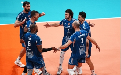 Halkbank, Cizre Belediyespor'a set vermeden kazandı!