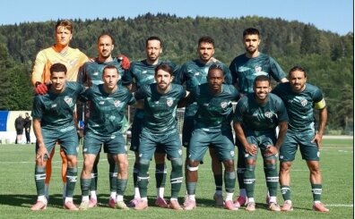 Bursaspor, hazırlık maçında iki golle kazandı