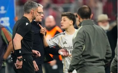 Arda Güler çılgına döndü, kırmızı kart gördü!