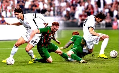 Amedspor-Beşiktaş maçında penaltı tartışması!