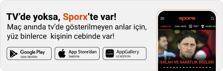 TV'de yoksa Sporx'te var