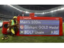 Usain Bolt'un kare kare 100 metre zaferi!  Galerisi