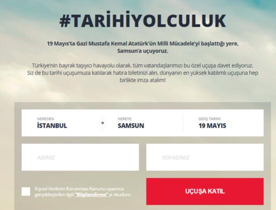 tarihiyolculuk com samsuna bilet thy 19 mayis hatira bileti nasil alinir