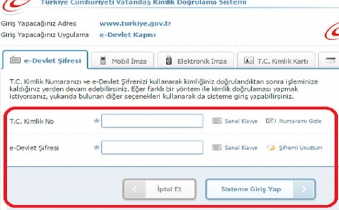 Edevlet telefon numarası