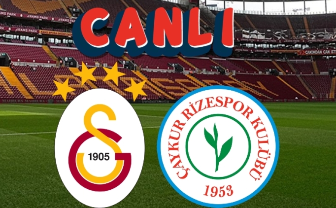 Canlı maç izle bein Sports 1, Galatasaray Çaykur Rizespor maçı izle
