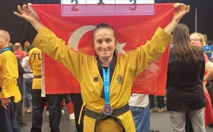 Ordulu 74 ya��ndaki milli tekvandocu Avrupa Poomsae �ampiyonas�'nda ���nc� oldu