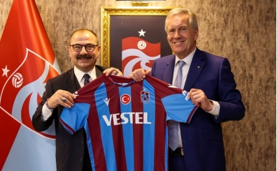 Almanya eski Cumhurbaşkanı Wulff'tan Trabzonspor'a ziyaret