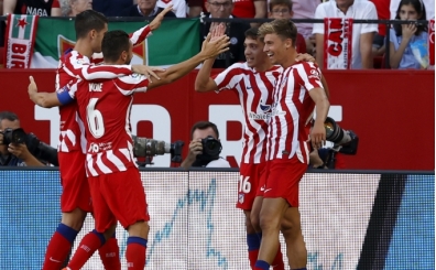 Atletico, Sevilla'dan 2 golle çıktı