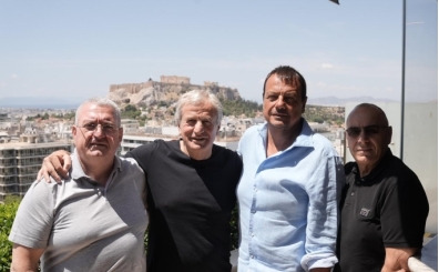 Servet Yardmc ve Ergin Ataman, Yunanistan'da bir araya geldi