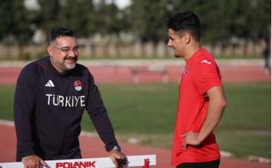 Milli atlet Koray Uygun, antrenör babasıyla dünya şampiyonasına hazırlıyor