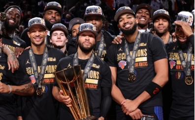 Knicks, NBA Cup şampiyonluk bayrağını MSG'de asmayacak