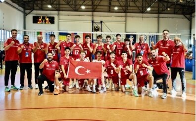 T�rkiye 16 Ya� Milli Voleybol Tak�m�, Balkan 2'ncisi oldu