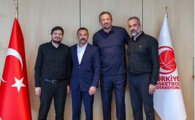 Galatasaray Kulübünden TBF Başkanı Hidayet Türkoğlu'na ziyaret
