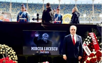 Ural Ak�z�m Lucescu'nun cenazesine kat�ld�