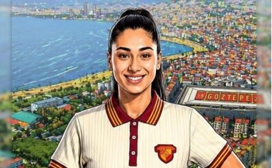 G�ztepe Voleybol, libero  Ayb�ke �zel'i renklerine katt�