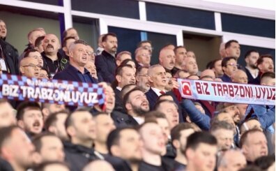 Trabzonspor trib�nlerinden tepki