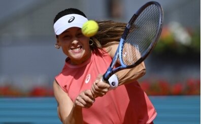 Milli tenis�i Zeynep S�nmez, Madrid A��k'a �iftlerde veda etti