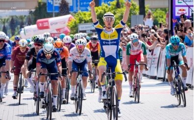 T�rkiye Bisiklet Turu'nun ilk etab�nda Bel�ikal� Tom Crabbe birinci oldu