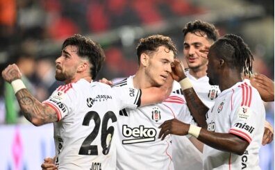 Be�ikta�, Gaziantep FK'yi ilk yar�da buldu�u gollerle ge�ti