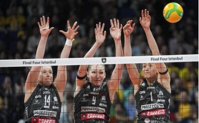 CEV Kad�nlar �ampiyonlar Ligi'nde 3.'l�k ma�� oynand�