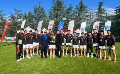 Pursaklar Belediyespor, erkekler 7'li ragbide Türkiye şampiyonu oldu