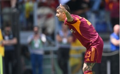 Ba�kent derbisi Roma'n�n: Mancini, Lazio'yu y�kt�!