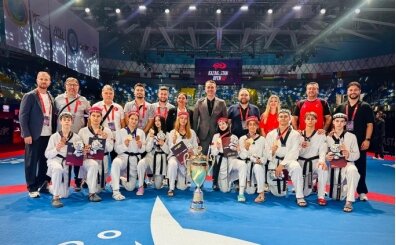 Gen� tekvandocular, Kazakistan'da 10 madalya kazand�