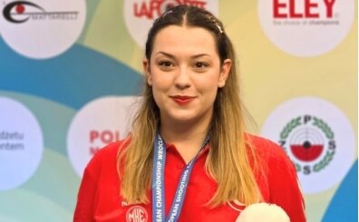 Milli atıcı İlayda Nur Çürük, Avrupa şampiyonu oldu!