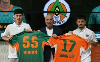 Alanyaspor, Baran Ali Gezek ve �ahin Dik'i kadrosuna katt�