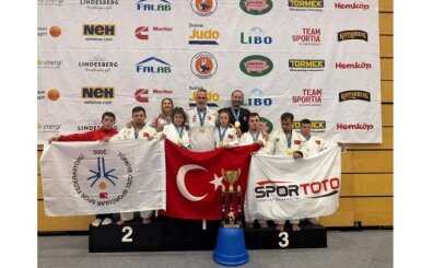 Down Judo Milli Tak�m�, �sve�'te d�nya �ampiyonu oldu