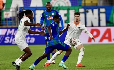 Alanyaspor, Rize'den 3 puanla döndü