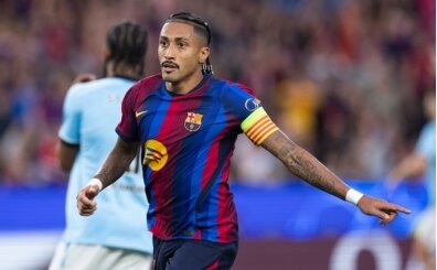 Barcelona'da tarihi ba�lang��: Raphinha
