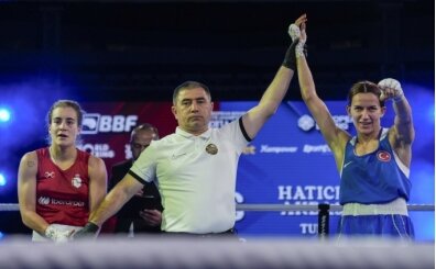 Milli boks�r Hatice Akba�, Avrupa �ampiyonu oldu