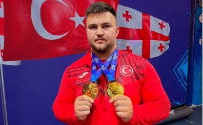 Milli halterci Selahattin Altın'dan 2 altın madalya