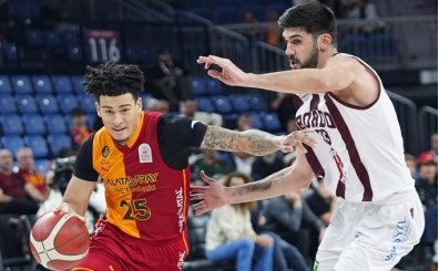 Galatasaray'dan Bordo Bandırma'ya 34 sayılık fark!