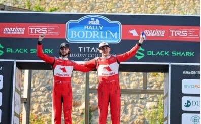 Bodrum Rallisi'nde kazanan Team Petrol Ofisi pilotu Kerem Kazaz oldu