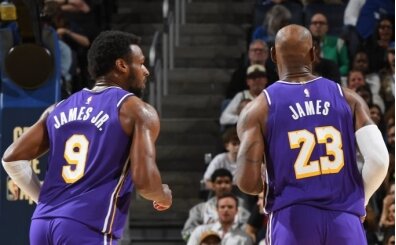 LeBron, Bronny ile playoff sahnesini payla�mak i�in heyecanl�