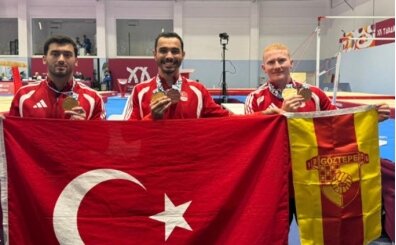 İzmirli cimnastikçilerden madalya yağmuru