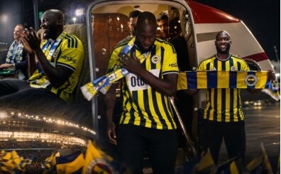 Fenerbahçe'nin yeni transferi Lukaku, İstanbul'da