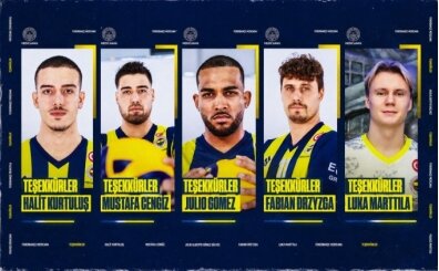 Fenerbah�e Erkek Voleybol'da be� ayr�l�k!