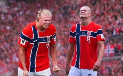 Haaland sahne aldı, Norveç Brezilya'yı devirdi
