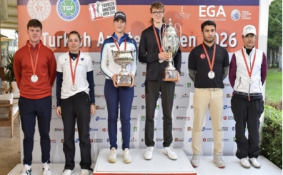 T�rkiye Amat�r A��k Golf �ampiyonas� tamamland�