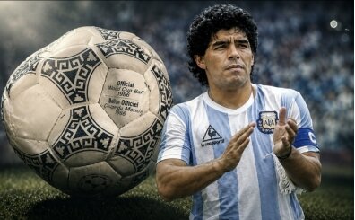 Maradona'nın 'Tanrı'nın Eli' topu 3,35 milyon dolara satıldı