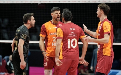 Galatasaray HDI Sigorta, Halkbank'�n serisini bitirdi