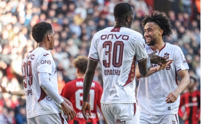 Trabzonspor'a galibiyet i�in �� dakika yetti!