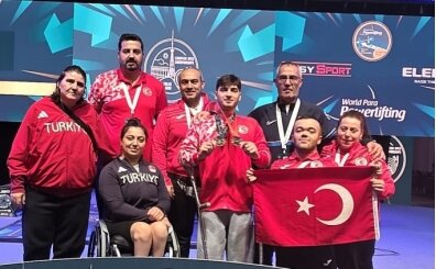 Avrupa Para Halter �ampiyonas�nda 7 madalya!