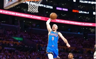 NBA play-off'lar�nda Thunder, Lakers kar��s�nda durumu 3-0 yapt�
