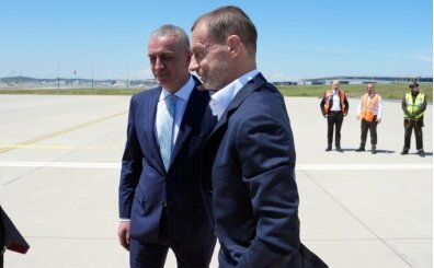UEFA Ba�kan� Ceferin, Avrupa Ligi finali i�in �stanbul'da